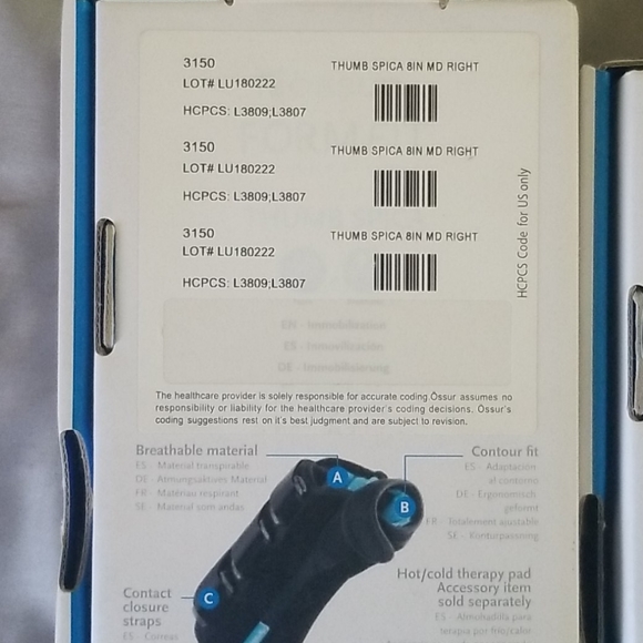 Össur Form Fit Thumb Spica - Picture 3 of 8